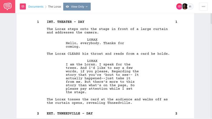 The lorax movie script copy and paste