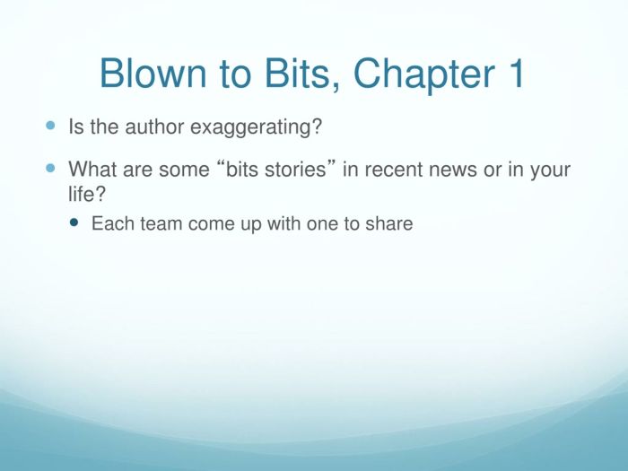 Blown to bits summary chapter 2