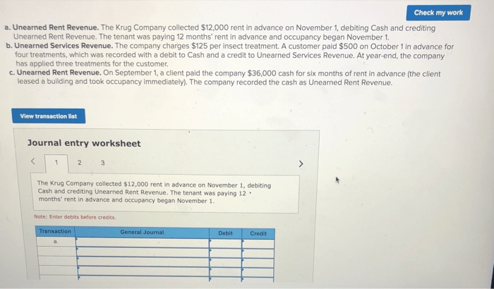 On october 1 a client paid the company 12000